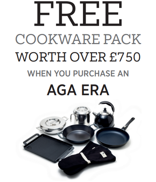 AGA ERA FREE cookware set worth over £750