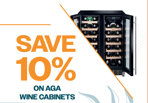 ***Promotion Has Now Ended***  SAVE 10% ON AGA WINE CABINETS