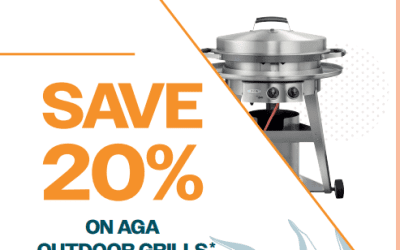 ***Promotion Has Now Ended***  SAVE 20% ON AGA OUTDOOR GRILLS