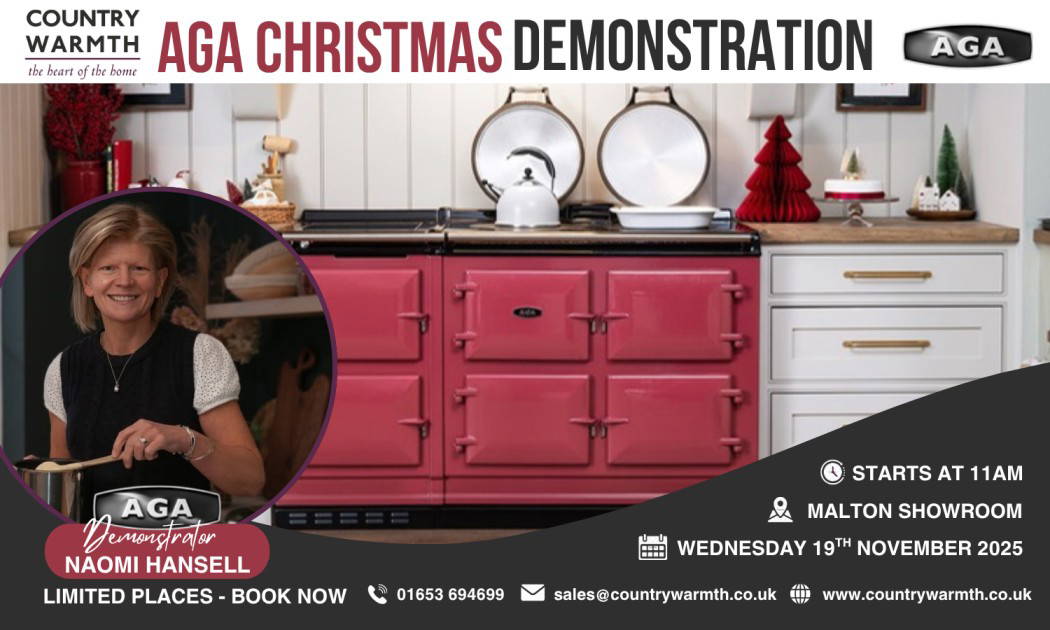 AGA Christmas Cookery Demonstration & Sales Event!