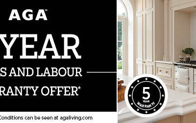 Exciting AGA Promotion: 5-Year Parts & 5-Year Labour Warranty!