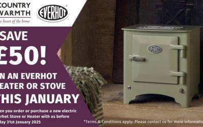Everhot January Sale – Save £50 on an Heater or Stove!