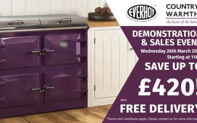 Everhot Cookery Demonstration and Sales Event – March 2025