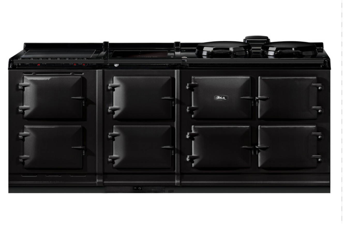 Black AGA R7 eR7 electric 210-7i with induction and ceramic module