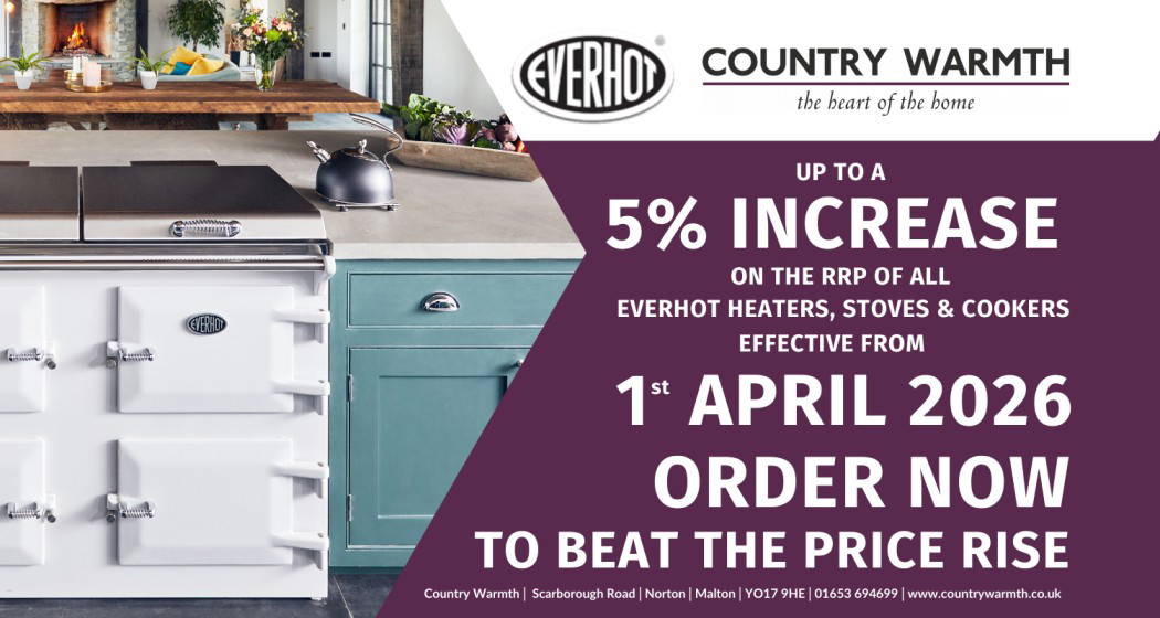 Everhot April price rise 2026