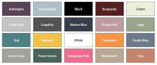 everhot-colours-2026 Everhot cooker and stove colour chart
